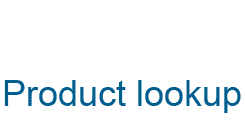 Product lookup
