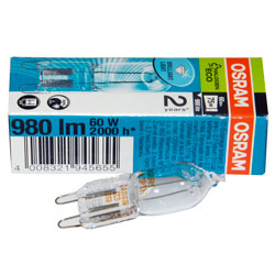 Osram 60W Halogen Eco Halopin G9 Capsule Lamp