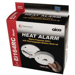Aico Ei164RC Mains Heat Detector with Backup