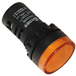 Europa 22mm 24V Amber LED Pilot Lamp