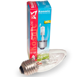 Kosnic 28w Halogen Candle Lamp ES