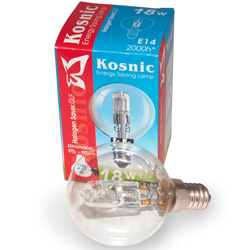 Kosnic 18w Halogen Golf Ball Lamp SES