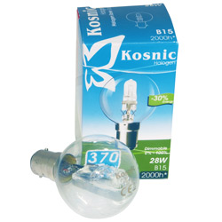 Kosnic 28w Halogen Golf Ball Lamp SBC