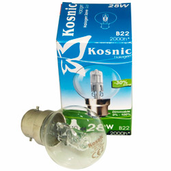 Kosnic 28w Halogen Golf Ball Lamp BC