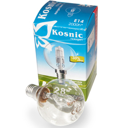 Kosnic 28w Halogen Golf Ball Lamp SES