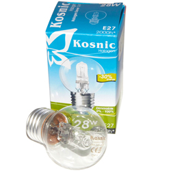 Kosnic 28w Halogen Golf Ball Lamp ES