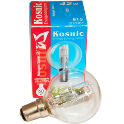 Kosnic 42w Halogen Golf Ball Lamp SBC