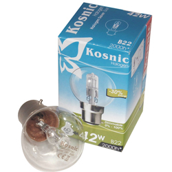 Kosnic 42w Halogen Golf Ball Lamp BC