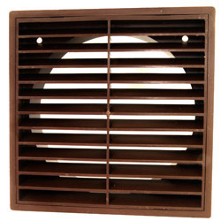 Manrose 6 150mm Fixed Grill Brown