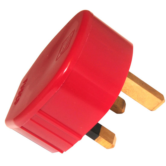 MK 655RED 13 Amp 3 Pin Fused Tough Plug Top Red Installation