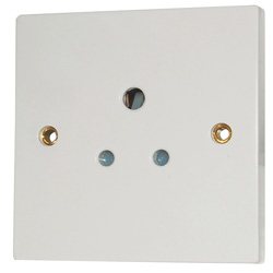 Polar Single 1 Gang Round Pin Socket Outlet
