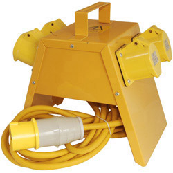 110v Splitter Box C/W Cable & 16A Plug