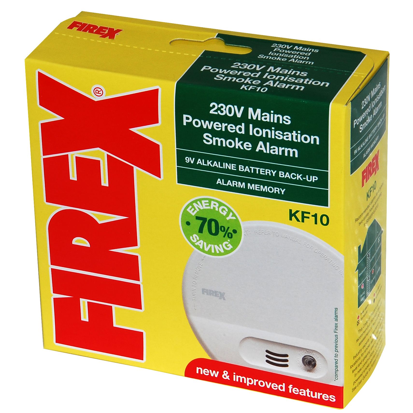 Kidde Firex KF10 Mains Smoke Alarm | Fire Detection and Emergency