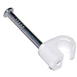 Cable Clips Clear 3-5 White