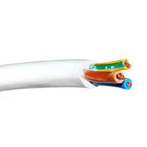 .75mm 3 Core 3093Y Heat Resistant flex Cable White