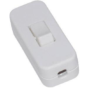 In Line 2 Amp Switch White