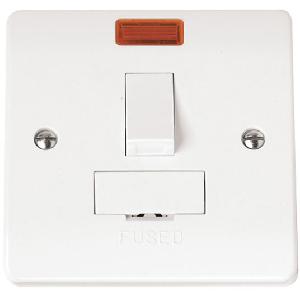 Scolmore Click Mode 13A Fused Switch Connection Unit Neon