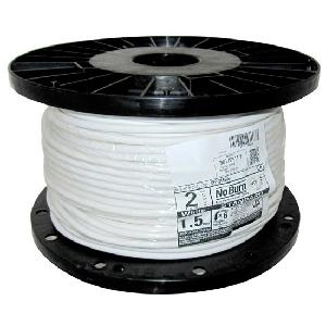 1.5mm 2 Core Fire-Safe White Cable