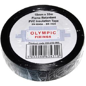 19mm X 33Mtr Black PVC Insulation Tape