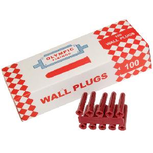 100 Red Wall Plugs