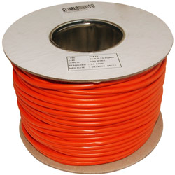 Orange Lawn Mower Cable PVC Flex .75mm 2182Y