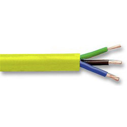 2.5mm 3 Core 3183 Artic Flex Cable Yellow