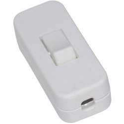 In Line 2 Amp Switch White