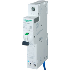 Schneider Merlin Gerin Acti9 C Curve 16 amp 30mA RCBO