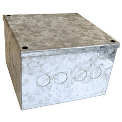 Galvanised Adaptable Back Box 6x6x4