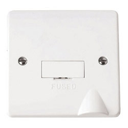 Scolmore Mode 13A Fused Connection unit bottom Flex Outlet