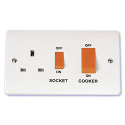 Scolmore Click Mode 45A Cooker Control White