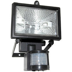Friedland Spectra 150W Miniflood Black with PIR