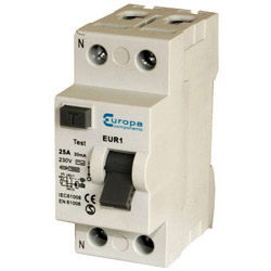 Europa RCD 25Amp 30Ma DP