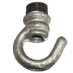 Screwed Male Hook Galvanised