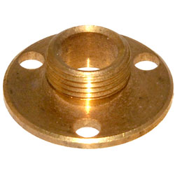 Brass 1/2 Screw Entry Back Plate