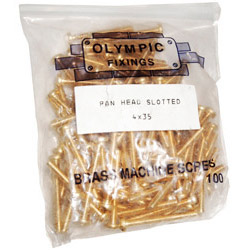 M4 X 35mm Brass Screws