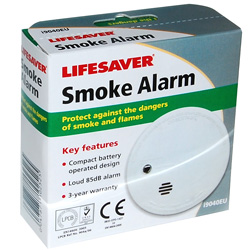 Battery Only Smoke Detector