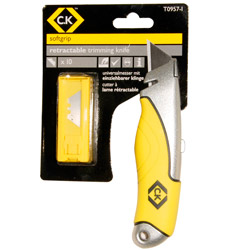 C.K. Soft Grip Retracting Trimming Knife 
