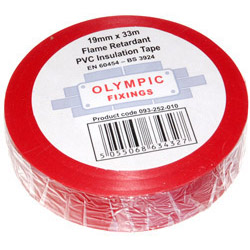 19mmX33mtr Red PVC Insulation Tape