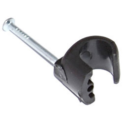 Cable Clip Round 7-10 Black