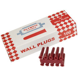 100 Red Wall Plugs