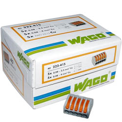 Wago 5-Port Lever Cage Clamp Terminal Block