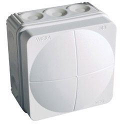 Wiska Combi 108 Grey Weatherproof Junction Box