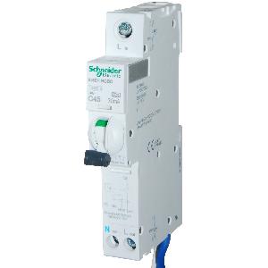 Schneider Merlin Gerin Acti9 C Curve 45 amp 30mA RCBO