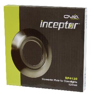 Click Satin Chrome Converter Plate 120mm