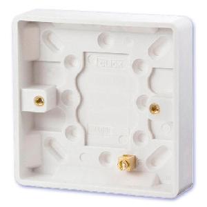 Scolmore Click Mode 1 Gang Single 16mm Surface Box White