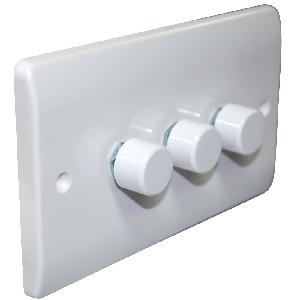 Scolmore Click Mode 3 Gang Inductive Dimmer