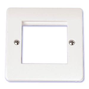 Scolmore Click Mode Double Media Plate Twin Aperture