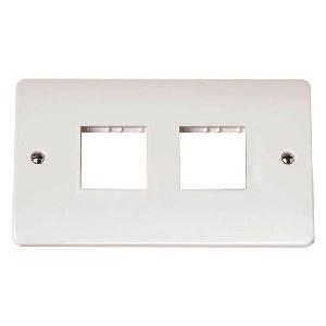 Scolmore Click Mode Double / Twin Plate 2X2 Aperture