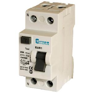 Europa RCD 25Amp 30Ma DP